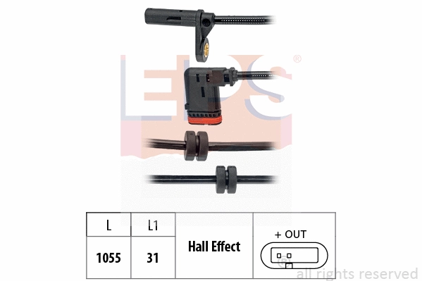 1.960.189 EPS Датчик, частота вращения колеса (фото 1)
