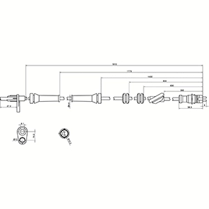 182330 HC-CARGO Датчик, частота вращения колеса (фото 3)