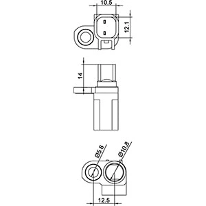 182797 HC-CARGO Датчик, частота вращения колеса (фото 3)