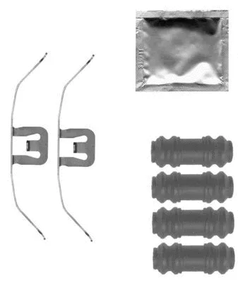 8DZ 355 205-481 BEHR/HELLA/PAGID Комплект принадлежностей, тормо (фото 1)