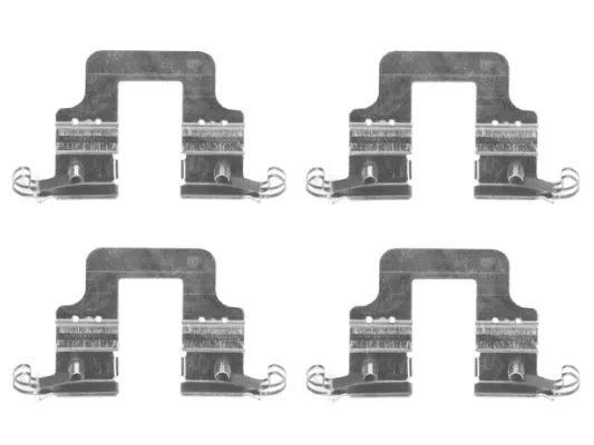 8DZ 355 204-851 BEHR/HELLA/PAGID Комплектующие, колодки дискового тормоза (фото 1)