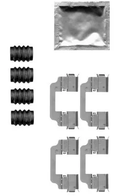 8DZ 355 205-321 BEHR/HELLA/PAGID Комплектующие, колодки дискового тормоза (фото 1)
