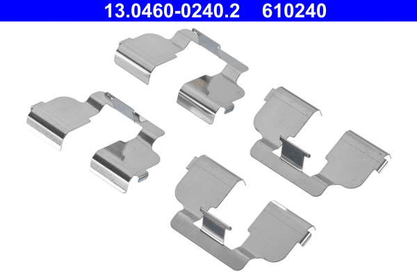 13.0460-0240.2 ATE Комплектующие, колодки дискового тормоза (фото 2)