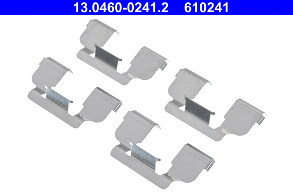 13.0460-0241.2 ATE Комплектующие, колодки дискового тормоза (фото 2)