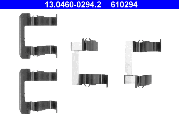 13.0460-0294.2 ATE Комплектующие, колодки дискового тормоза (фото 1)