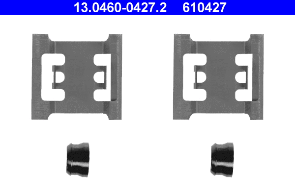 13.0460-0427.2 ATE Комплектующие, колодки дискового тормоза (фото 1)