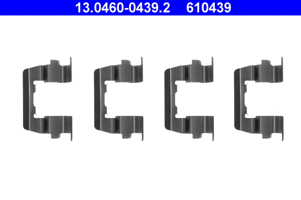 13.0460-0439.2 ATE Комплектующие, колодки дискового тормоза (фото 1)