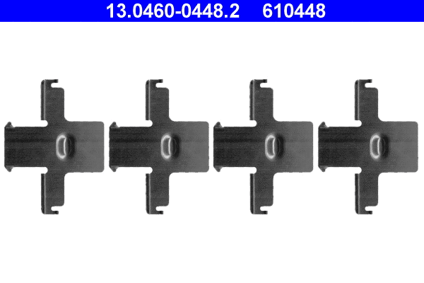 13.0460-0448.2 ATE Комплектующие, колодки дискового тормоза (фото 1)