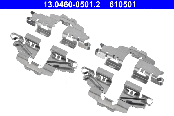 13.0460-0501.2 ATE Комплектующие, колодки дискового тормоза (фото 2)