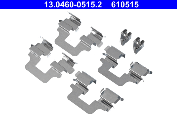 13.0460-0515.2 ATE Комплектующие, колодки дискового тормоза (фото 2)