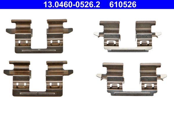 13.0460-0526.2 ATE Комплектующие, колодки дискового тормоза (фото 2)