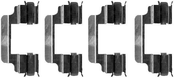 K0110 BEHR/HELLA/PAGID Комплектующие, колодки дискового тормоза (фото 1)