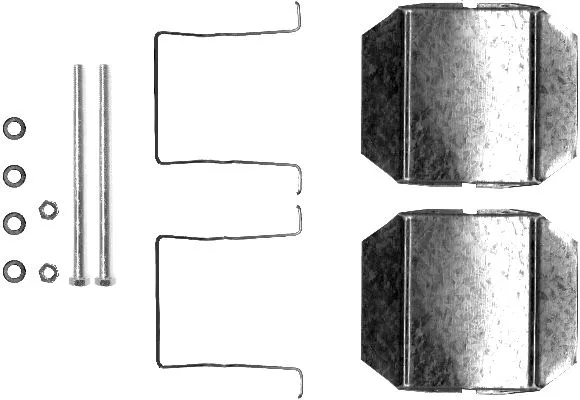 K0114 BEHR/HELLA/PAGID Комплектующие, колодки дискового тормоза (фото 1)