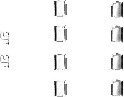 K0119 BEHR/HELLA/PAGID Комплектующие, колодки дискового тормоза (фото 1)