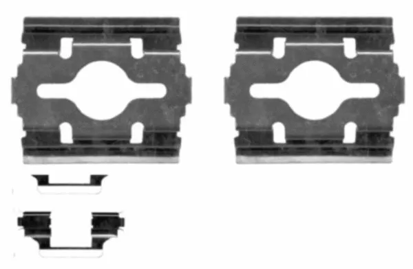 K0234 BEHR/HELLA/PAGID Комплектующие, колодки дискового тормоза (фото 1)