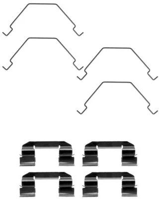 K0247 BEHR/HELLA/PAGID Комплектующие, колодки дискового тормоза (фото 1)