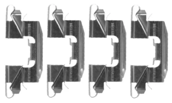 K0254 BEHR/HELLA/PAGID Комплектующие, колодки дискового тормоза (фото 1)