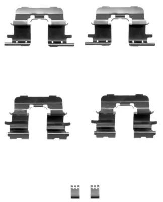 K0272 BEHR/HELLA/PAGID Комплектующие, колодки дискового тормоза (фото 1)