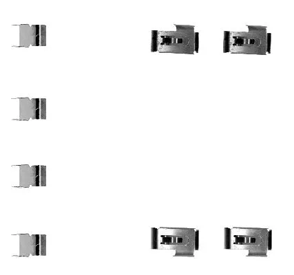 K0284 BEHR/HELLA/PAGID Комплектующие, колодки дискового тормоза (фото 1)