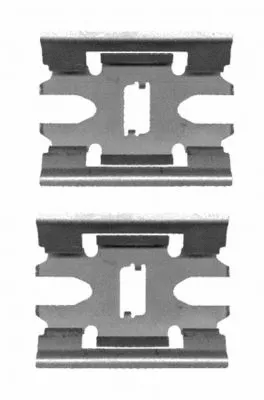 K0296 BEHR/HELLA/PAGID Комплектующие, колодки дискового тормоза (фото 1)