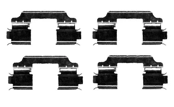K0336 BEHR/HELLA/PAGID Комплектующие, колодки дискового тормоза (фото 1)
