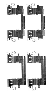 K0416 BEHR/HELLA/PAGID Комплектующие, колодки дискового тормоза (фото 1)