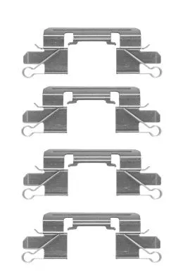 K0417 BEHR/HELLA/PAGID Комплектующие, колодки дискового тормоза (фото 1)