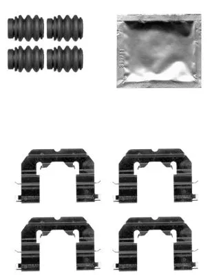 K0452 BEHR/HELLA/PAGID Комплектующие, колодки дискового тормоза (фото 1)