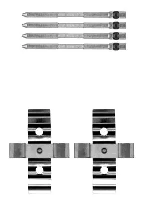K0459 BEHR/HELLA/PAGID Комплектующие, колодки дискового тормоза (фото 1)