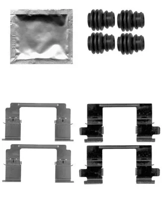 K0464 BEHR/HELLA/PAGID Комплектующие, колодки дискового тормоза (фото 1)