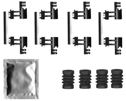 K0703 BEHR/HELLA/PAGID Комплектующие, колодки дискового тормоза (фото 1)