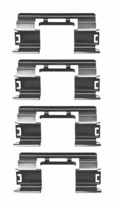82505200 TEXTAR Комплектующие, колодки дискового тормоза (фото 1)
