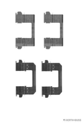 J3661030 HERTH+BUSS Комплектующие, колодки дискового тормоза (фото 1)