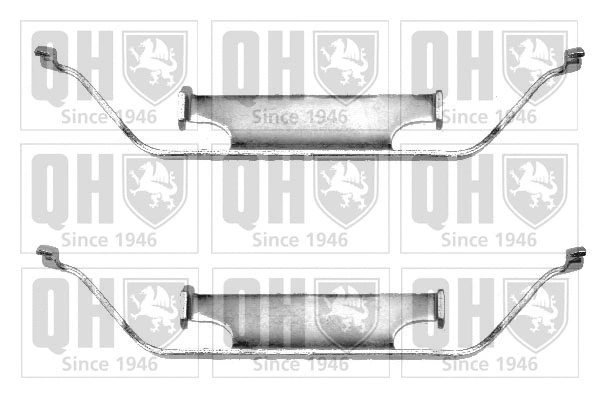 BFK610 QUINTON HAZELL Комплектующие, колодки дискового тормоза (фото 1)