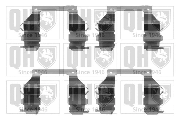 BFK716 QUINTON HAZELL Комплектующие, колодки дискового тормоза (фото 1)