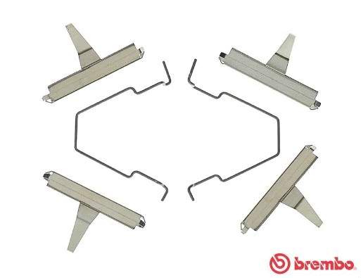 A 02 243 BREMBO Комплектующие, колодки дискового тормоза (фото 1)