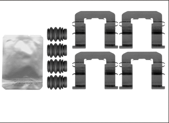 MBA1893 MINTEX Комплектующие, колодки дискового тормоза (фото 1)