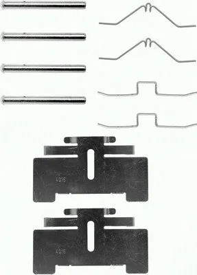 MBA974 MINTEX Комплектующие, колодки дискового тормоза (фото 1)