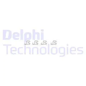 LX0314 DELPHI Комплектующие, колодки дискового тормоза (фото 1)