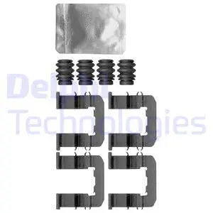 LX0623 DELPHI Комплектующие, колодки дискового тормоза (фото 1)