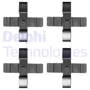 LX0625 DELPHI Комплектующие, колодки дискового тормоза (фото 1)