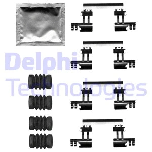 LX0679 DELPHI Комплектующие, колодки дискового тормоза (фото 1)