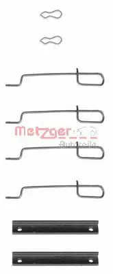 109-0992 METZGER Комплектующие, колодки дискового тормоза (фото 1)