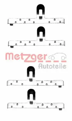 109-1048 METZGER Комплектующие, колодки дискового тормоза (фото 1)