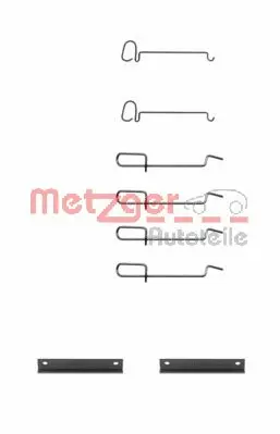 109-1070 METZGER Комплектующие, колодки дискового тормоза (фото 1)