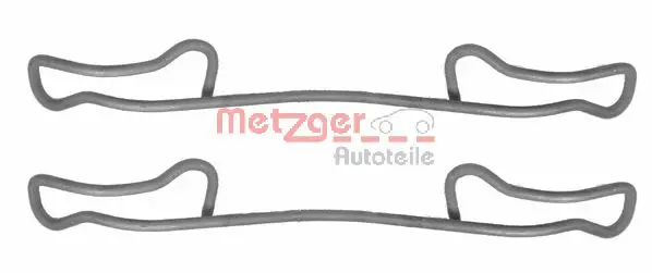 109-1200 METZGER Комплектующие, колодки дискового тормоза (фото 1)