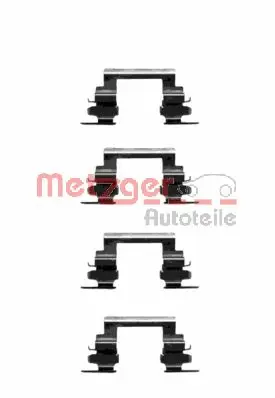 109-1236 METZGER Комплектующие, колодки дискового тормоза (фото 1)