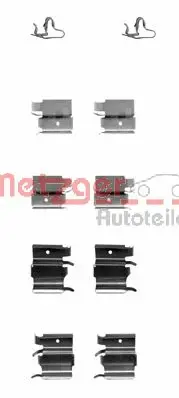 109-1240 METZGER Комплектующие, колодки дискового тормоза (фото 1)