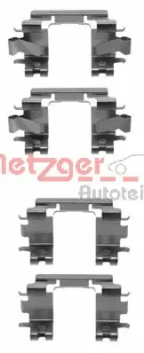 109-1257 METZGER Комплектующие, колодки дискового тормоза (фото 1)