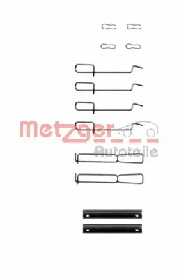 109-1265 METZGER Комплектующие, колодки дискового тормоза (фото 1)